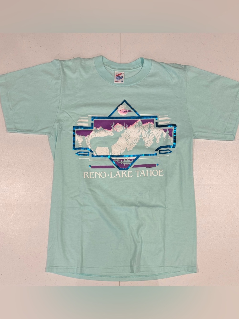 Vintage 1990 Reno Lake Tahoe t shirt size medium